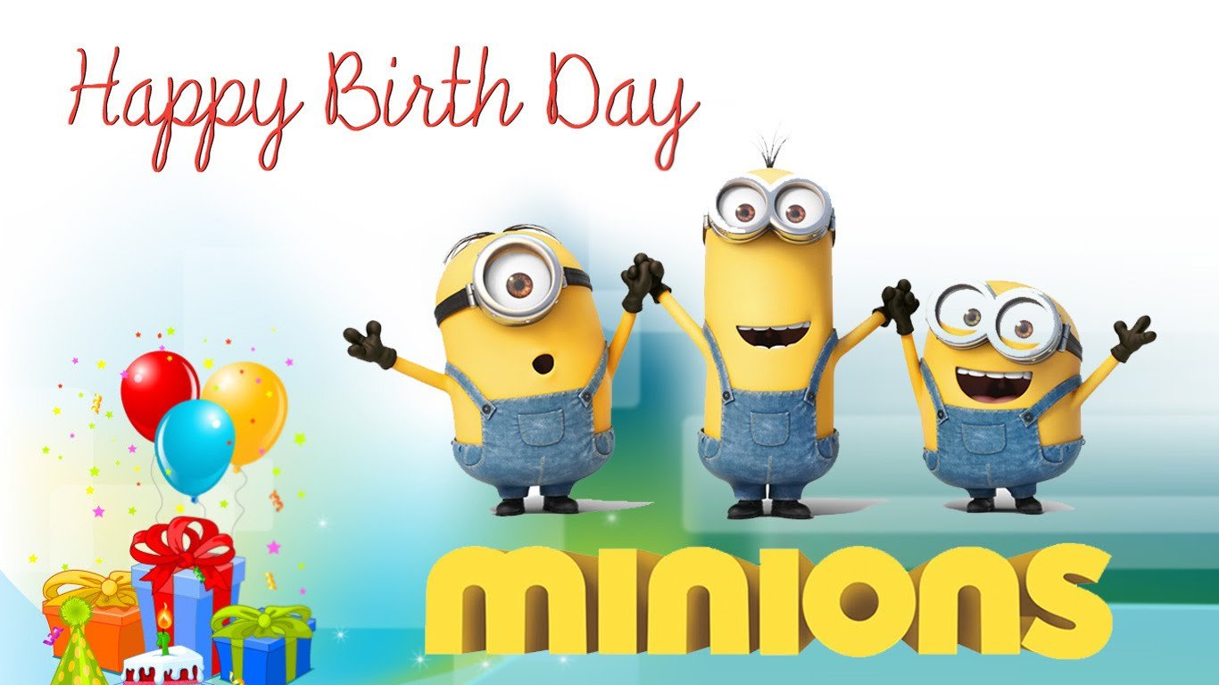 Поздравление С Днем Рождения Миньоны Видео Скачать